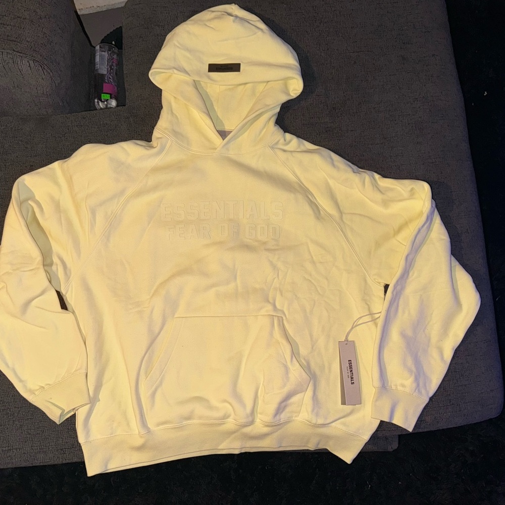 Essentials yellow hoodie